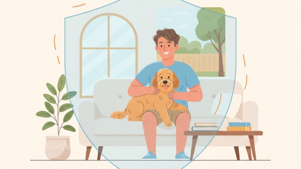 Pet owner keeping a Melbourne home protected with professional flea management